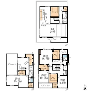 (仮称)四ツ谷若葉計画の間取り