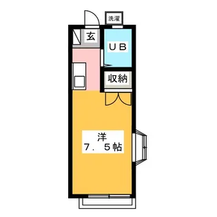 メゾン東海大A【2階】の間取り