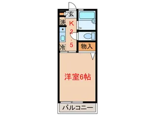 パティオ元住吉【2階】の間取り
