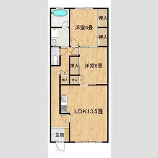 コトブキシティハイツ【1階】の間取り