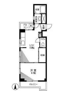 タワラハイツ【5階】の間取り