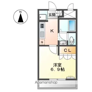 千葉県我孫子市我孫子1【アパート】の間取り