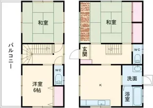 茨城県ひたちなか市大字高野【一戸建】の間取り