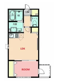 神奈川県横浜市中区根岸町1【アパート】の間取り