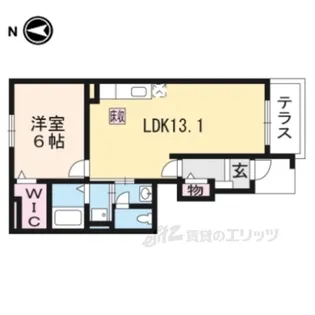フラゴーラK.R【1階】の間取り