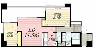 東京都葛飾区西新小岩5【マンション】の間取り