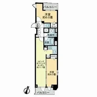 東京都練馬区石神井町2【マンション】の間取り