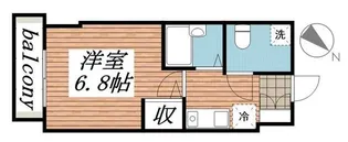 神奈川県横浜市神奈川区東神奈川2【マンション】の間取り