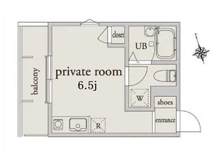 アーベインテラス高砂【2階】の間取り