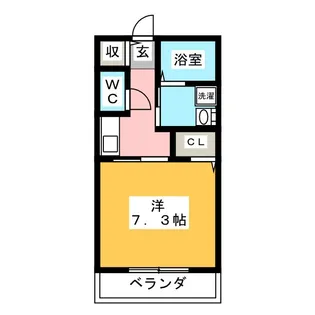 ラフォーレ B棟【1階】の間取り