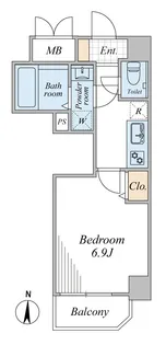ルミエール イリゼ【5階】の間取り