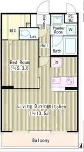 フェアフォレスト540【1階】の間取り