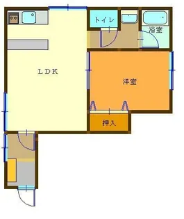 コーポ後藤【1階】の間取り