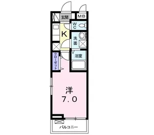 グリーンパース【3階】の間取り