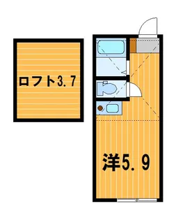 パークス横濱【2階】の間取り
