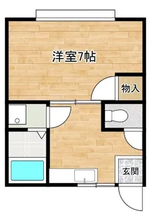 オリバーハイツ【1階】の間取り