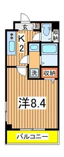 K RESIDENCE柏【7階】の間取り