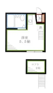 アニスAOBA【2階】の間取り