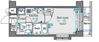 ガラ・シティ大崎【2階】の間取り