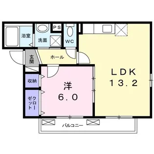 エクセラン ソワ【2階】の間取り