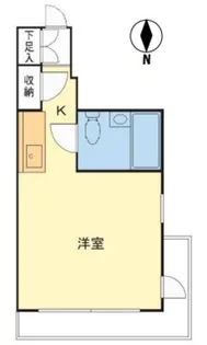 サントピヤマンション【2階】の間取り