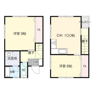 CREA緑が丘【12階】の間取り