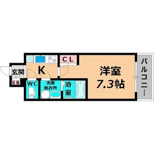 GROOVE今福鶴見【10階】の間取り