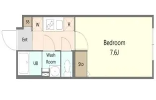 ソレイユイナゲ【1階】の間取り
