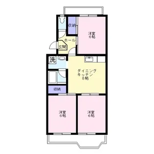 むつみグリーンハイツ【1階】の間取り