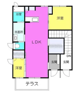 リーヴァST-A【1階】の間取り