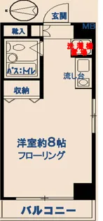 シントミプラザ新宿【4階】の間取り