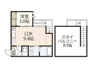 GRANDTIC ARIETTA 2【2階】の間取り