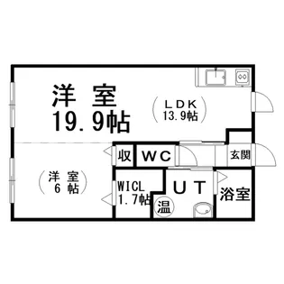La Tour Win【2階】の間取り
