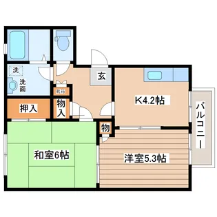 アーバンハイツ大宮弐番館【2階】の間取り
