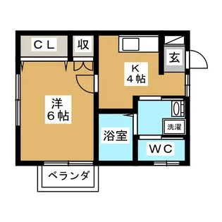 Calde Casa【2階】の間取り