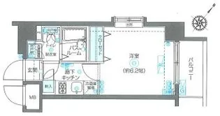 フェニックス池袋参番館【2階】の間取り