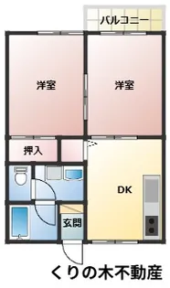 Vent Vert【1階】の間取り