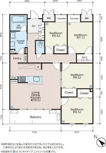 プレステージ吉祥寺【5階】の間取り