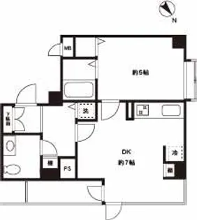 DRホームズ東銀座【4階】の間取り