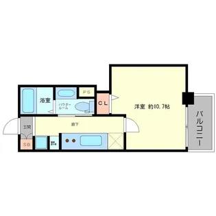 アルファレガロ兵庫【7階】の間取り