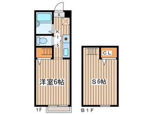 湘南ケ-オ-フラットD棟【1階】の間取り