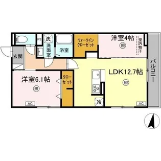 PREMILIFE石垣西【3階】の間取り