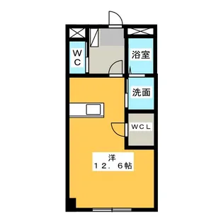 ラスカサス【3階】の間取り