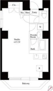 レジデンス1870【6階】の間取り