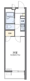 レオパレス花水木【1階】の間取り