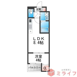 H-maison加美正覚寺XIII【1階】の間取り