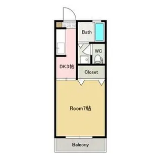 フレグランスMOTO A【2階】の間取り