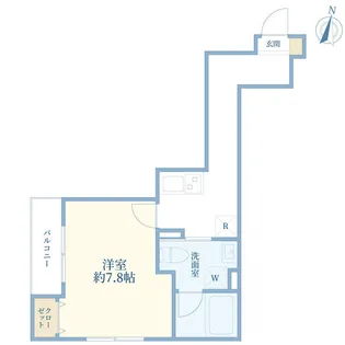 アノンテラス王禅寺西【2階】の間取り