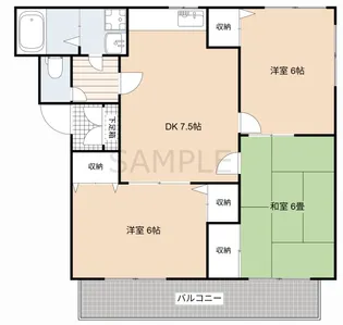 エクセレンス山方I【2階】の間取り