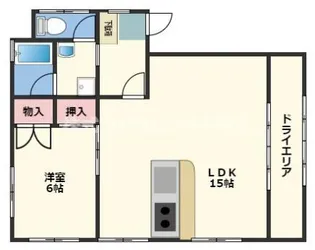 コーポ中村III【2階】の間取り